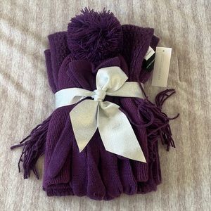 NWT scarf, hat, gloves set